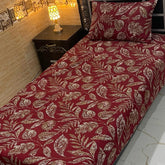 4 Pieces Crystal Cotton Single Pair Bedsheet  SB 510